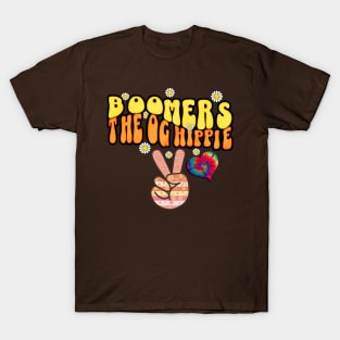 Boomers The OG Hippie Funny Quote T-Shirt